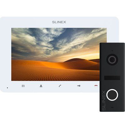 Slinex ML-17HD(Black) + SM-07MHD(White) Комплект відеодомофону 99-00014495 фото