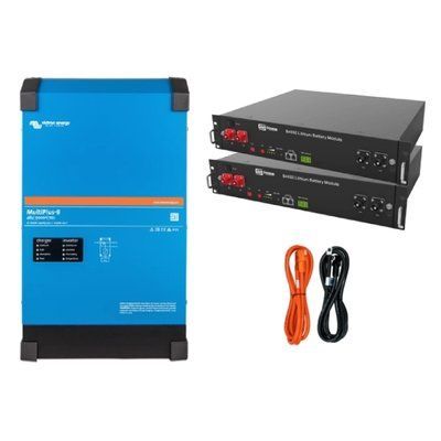 VictronEnergy MultiPlus-II + Dyness 2.4кВт 4.8кВт&bull;г Система безперебійного живлення однофазна 113745 фото