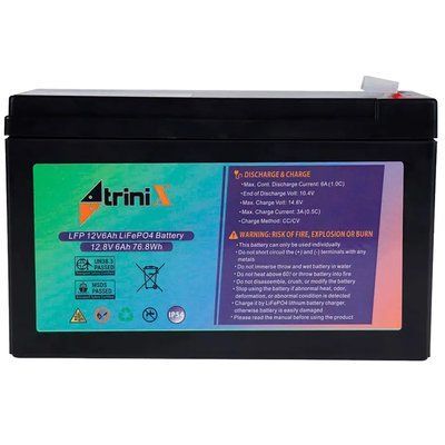 TRINIX LFP 12V6Ah LiFePo4 Акумуляторна батарея 109637 фото