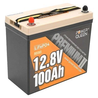 Power Queen LiFePO4 12.8В 100А&bull;ч Mini 1280Вт&bull;ч Аккумуляторная батарея 99-10033887 фото