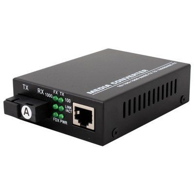 TelStream MC-218/320SC Медіаконвектор (1310TX&1550RX, 10/100/1000, 20км SC) 99-00010200 фото
