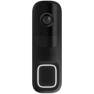 Ajax Doorbell black RAL 9005 Відеодзвінок 99-10024637 фото
