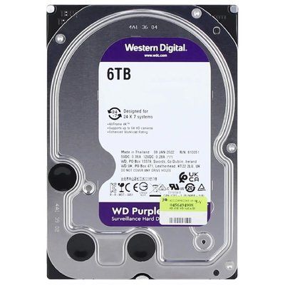 Western Digital WD Purple Surveillance WD63PURU жорсткий диск 111637 фото