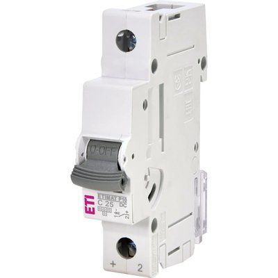 ЕТІ ETIMAT P10-DC 1p C25 (10 kA) Автоматичний вимикач 99-10034774 фото