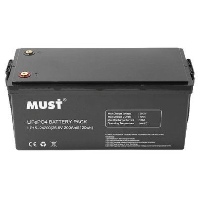 Must LP15-24200 25.6В 200А&bull;г Літієва акумуляторна батарея 115718 фото