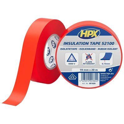 HPX IR1920 HPX52100 19мм х 20м Лента ПВХ изоляционная 99-00023219 фото