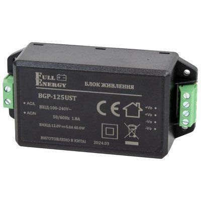 Full Energy BGP-125UST 12 В / 5 А Блок живлення 99-00024723 фото