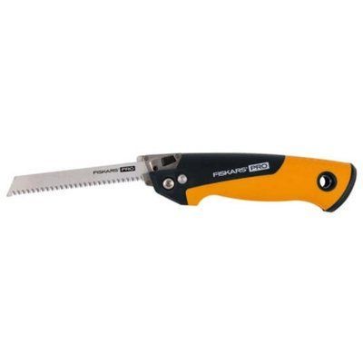 Fiskars Pro PowerTooth 13/24 TPI (1062934) Пила универсальная складная 2 полотна (металл, дерево) 150 мм 99-00018494 фото