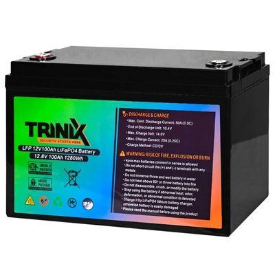 TRINIX LiFePo4 100 Ah 12V Акумуляторна батарея 99-00016411 фото