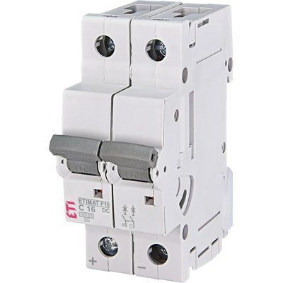 ЕТІ ETIMAT P10-DC 2p C16 (10 kA) Автоматичний вимикач 99-10034776 фото
