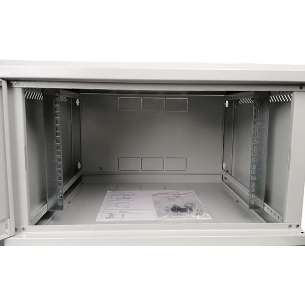 EServer 12U 600х350х637 скло, сіра Шафа 99-10027977 фото