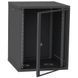 IPCOM СН-18U 600х600 Шафа телекомунікаційна двері скло (чорна) 117597 фото 2