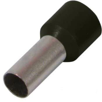 Enext e.terminal.stand.e7508.black 0.75 кв.мм Ізольований накінечник втулковий чорний 99-00013117 фото