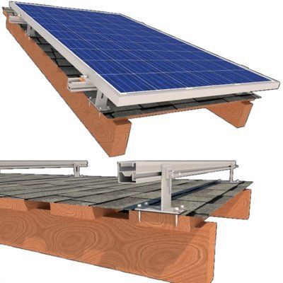 StringSetter SS-XL-B 07 крепления 7 солнечных панелей до 1145мм битумная черепица Комплект 99-00016176 фото