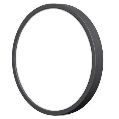 VIDEX 24W 5000K 220V LED світильник накладний круглий Black 99-00017503 фото