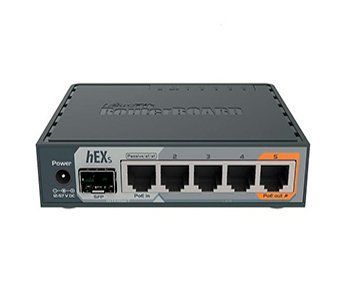MikroTik hEX S (RB760iGS) 5-портовый Маршрутизатор 99-00001065 фото