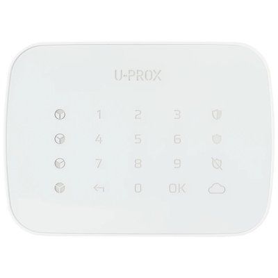 U-Prox Keypad G4 White Бездротова сенсорна клавіатура для чотирьох груп 99-00013566 фото