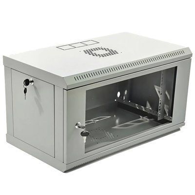 19" 6U, 600x400x373мм акриловое стекло, серый Шкаф 99-10037025 фото