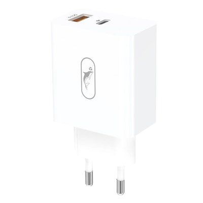 SkyDolphin SC02 (2USBx2.4A) White (MZP-000185) Сетевое зарядное устройство 99-00018830 фото