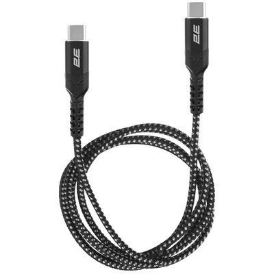 2E Type-C USB-C > USB-C Кабель зарядки/синхронизации 1м 240Вт плетеный черный 99-00019160 фото