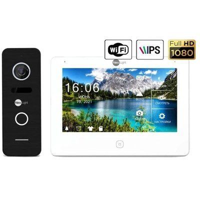 NeoKIT HD Pro WF Black Комплект відеодомофона NeoLight 99-00006742 фото