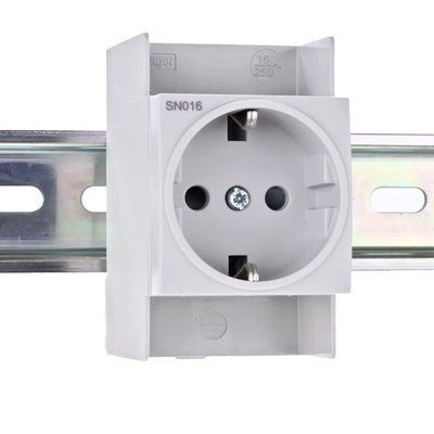 Hager SN016 на DIN-рейке Розетка 99-00021867 фото