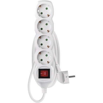 EMOS P1421R 4 розетки 1.5 м Сетевой удлинитель 99-10024737 фото