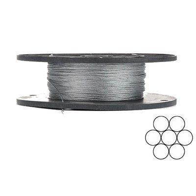 APRO 1мм DIN 3052 (1x7) бухта 200м Трос оцинкований 99-10035136 фото