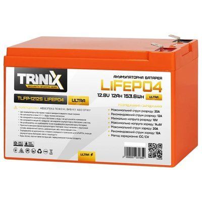 TRINIX TLFP-1212S Ultra 12А&bull;ч 12В Литиевая аккумуляторная батарея 99-10025249 фото