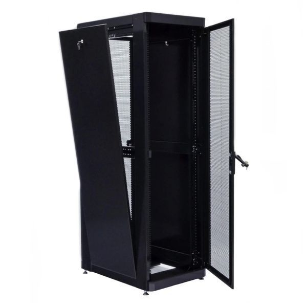 UA-MGSE4268MPB Шкаф 19" 42U, 610х865 мм (Ш*Г), усиленный, перфорированная дверь (66%), черный 99-00008102 фото