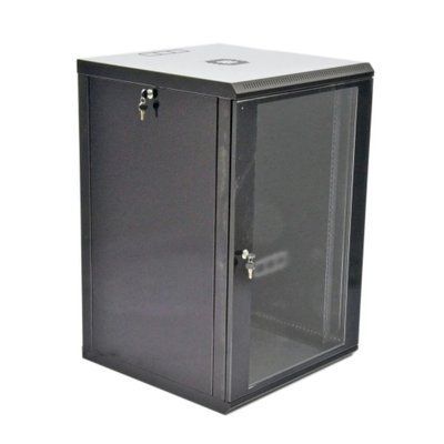 UA-MGSWL186B Шафа 19"18U, 600x600x907мм (Ш*Г*В), економ, акрилове скло, чорна 99-00008103 фото