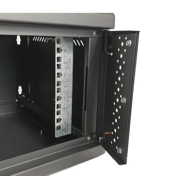 EServer 4U 600х350х284, скло, чорна Шафа 118734 фото