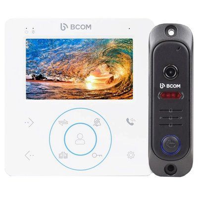 BCOM BD-480 White Kit Комплект відеодомофона 99-00025124 фото