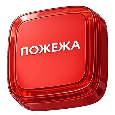 Ajax EN54 FireProtect (VAD) red пожежний світловий "ПОЖЕЖА" Cповіщувач 99-10034547 фото