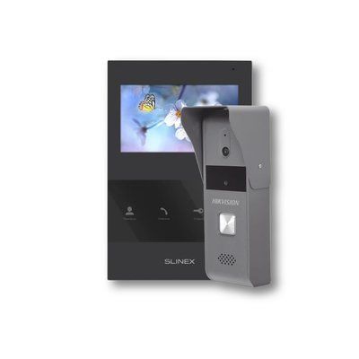 Slinex SQ-04 black + Hikvision DS-KB2421-IM Комплект 99-00017079 фото