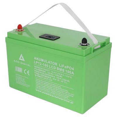 LP12-100 100Ah 12V 100A LCD Аккумуляторная батарея 99-10034800 фото