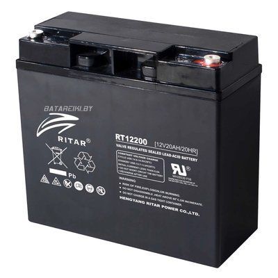 Ritar RT12200 (12V20AH) Акумуляторна батарея 99-10029571 фото