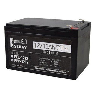 Full Energy FEP-1212 12 А&bull;г 12В Свинцево-кислотна акумуляторна батарея 99-00006752 фото