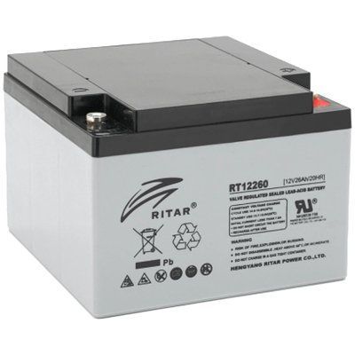 Ritar RT12260 (12V26AH) Акумуляторна батарея 99-10029572 фото
