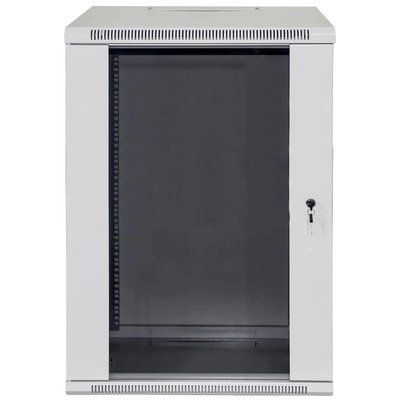 Hypernet WMNC-18U-FLAT-AC Шкаф коммутационный настенный 18U 600x450 разборный 99-00014236 фото