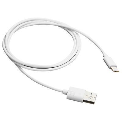 Canyon UC-1W white (USB Type C - USB 2.0) 1м Кабель 99-00012598 фото