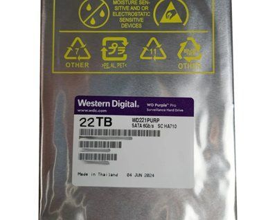 Western Digital Purple Pro WD221PURP 22Тб Жорсткий диск внутрішній 99-10036282 фото