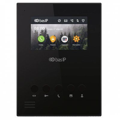 Bas-IP AU-04LA black Відеодомофон 99-00009087 фото