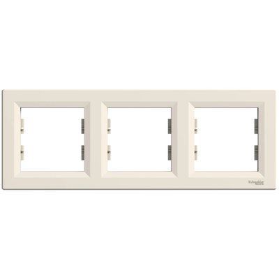 Schneider Electric Asfora EPH5800323 РАМКА ТРИМІСНА, ГОРИЗОНТАЛЬНА 99-00015598 фото