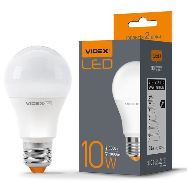 VIDEX A60е 10W E27 3000K 220V LED лампа 99-00017513 фото