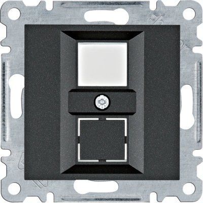 подвійна для RJ12/RJ45 Панель Hager Lumina WL2323 99-00024683 фото