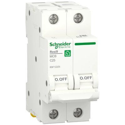 RESI9 25 А, 2P, крива С, 6кА Автоматичний вимикач Schneider Electric 99-00024164 фото