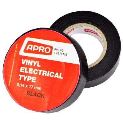 APRO ET-25B Iзоляцiйна стрiчка чорна 0.14х17 мм 25 м 99-00012387 фото