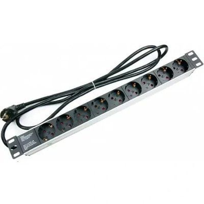 SPP9 Hypernet Блок 9 розеток 19'' алюминиевый корпус 1.8m 220В 99-00007964 фото