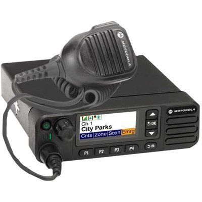 Motorola DM4601E VHF LP WIFI/BT/GNSS CD MBAR304NE (Compact Microphone, Power Cable and Trunnion) Цифрова автомобільна радіостанція 111762 фото